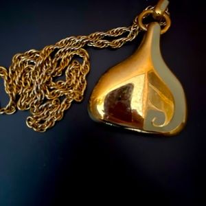 Pierre Cardin Vintage Logo Pendant Necklace